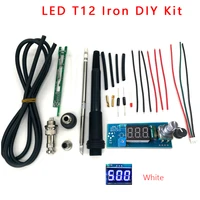 t12 iron kit electric soldering iron default k head led digital display for t12 soldering station