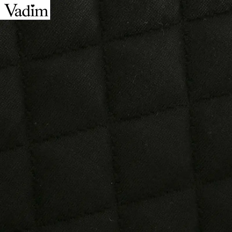 Vadim женские стильные однотонные толстовки свободного кроя с длинным рукавом и