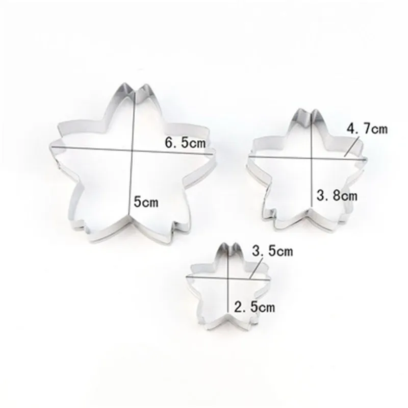 Формочки для печенья в форме цветка вишни Лепесток сакуры форма помадки нож