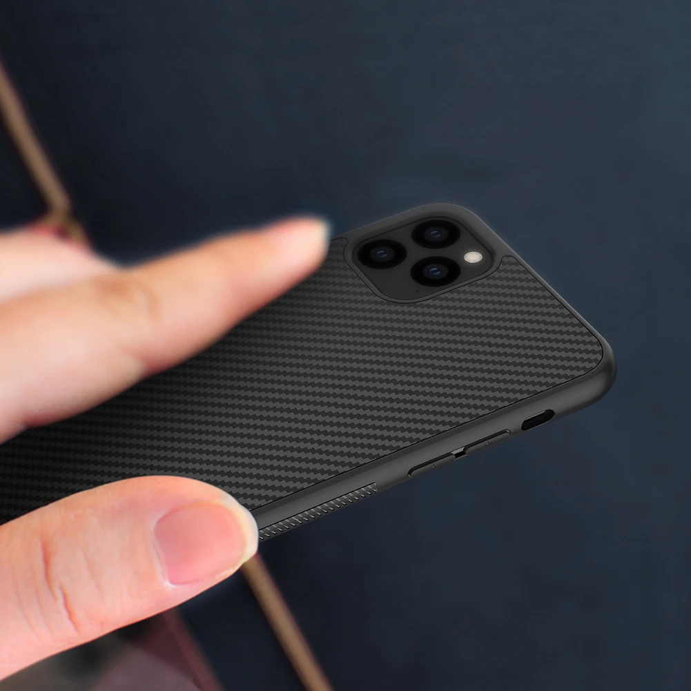 Чехол Nillkin для iPhone 11 Pro Max X Xr Xs Max, жесткий пластиковый чехол из углеродного волокна для iPhone 11 Pro Max