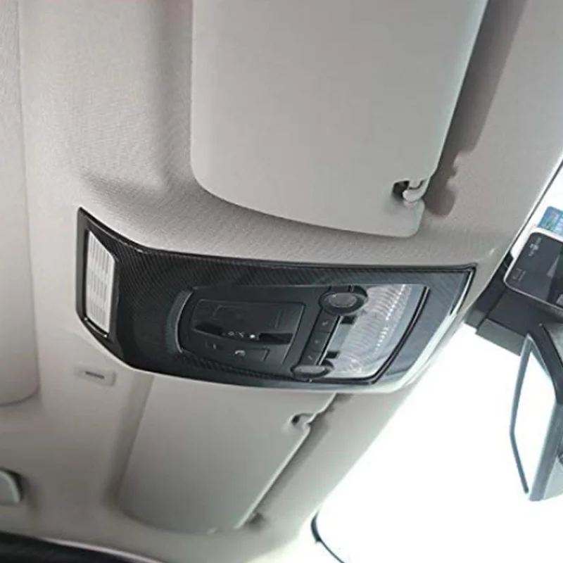 Car Styling Carbon Fiber Front Reading Light Decoration Panel Cover Sticker Trim for BMW 5 Series F10 F18 Auto Accessories | Автомобили и