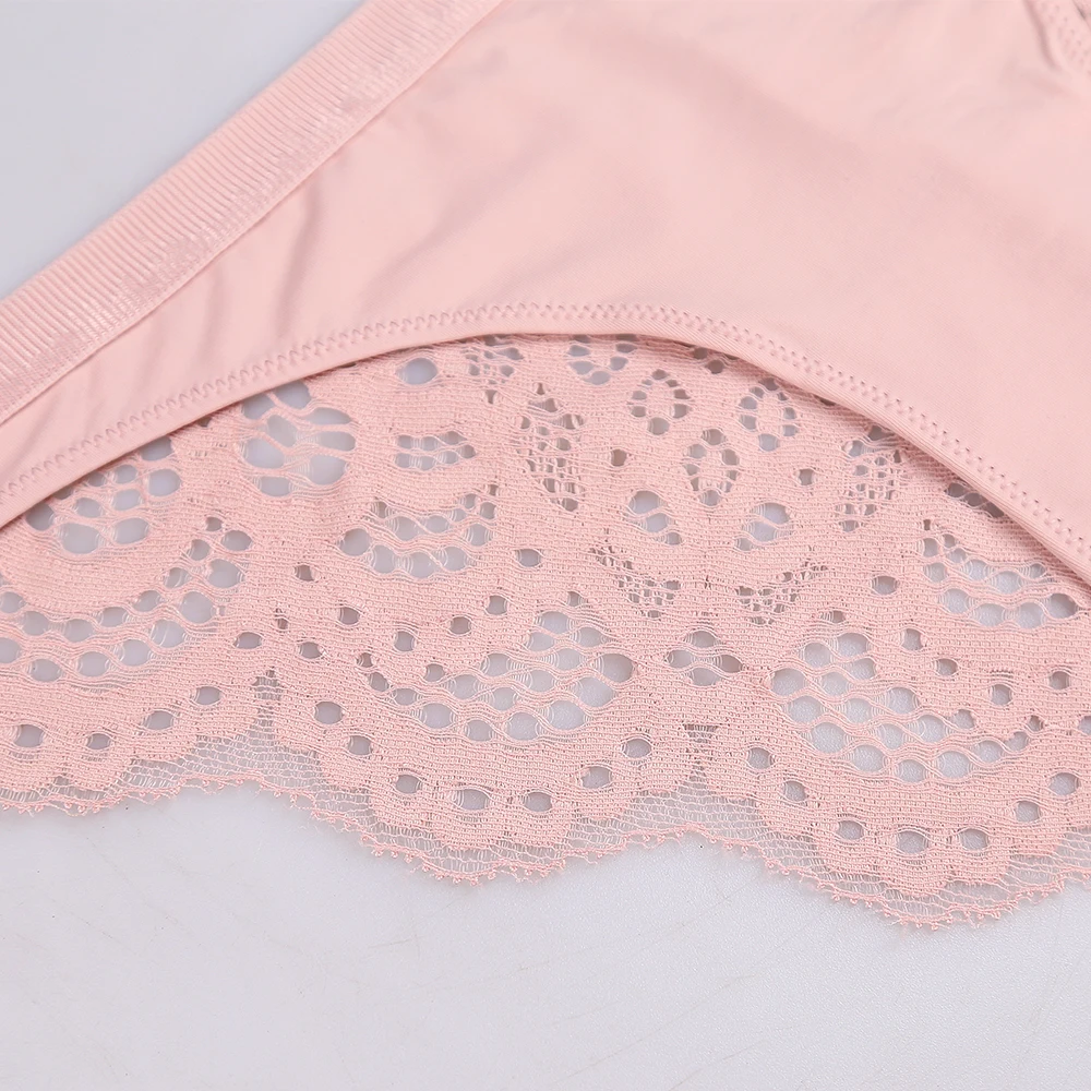 3 шт. Для женщин Невидимые Бесшовные бикини нижнее белье сексуальные кружевные