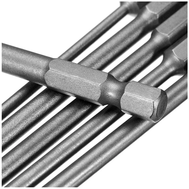 

6Pcs Shank 1/4 inch S2 Steel 150mm Long netic Hex Cross Head Screwdriver Bit Set
