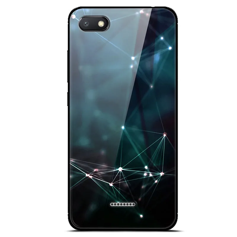 13 For Xiaomi Redmi 6A Case Cover Luxury Tempered Glass Case Phone Cover For Xiomi Redmi 6A 6 A A6 Phone Back Fundas Redmi 6A Case - Цвет: 13