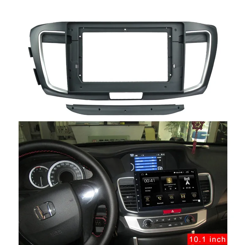 10 1 дюймовая Автомобильная радиоустановка Fascia Для HONDA Accord 9th 2.4L 2013-2015 установка для