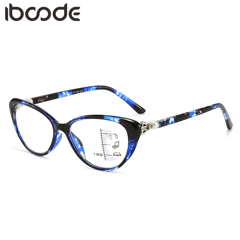 

Очки для чтения iboode женские Мультифокальные, кошачий глаз, дальнозоркость и дальнозоркость