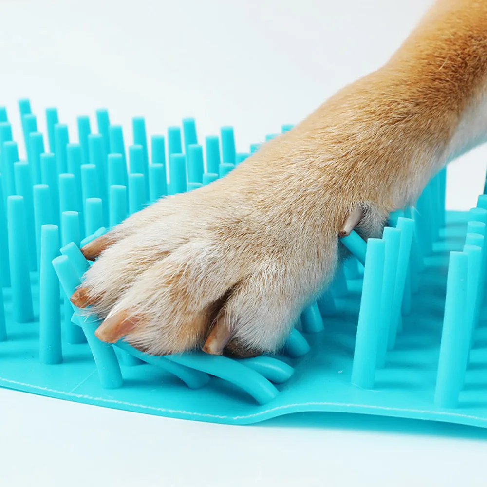 Щетка для чистки лап домашних животных Мягкая силиконовая портативная 3 размера |