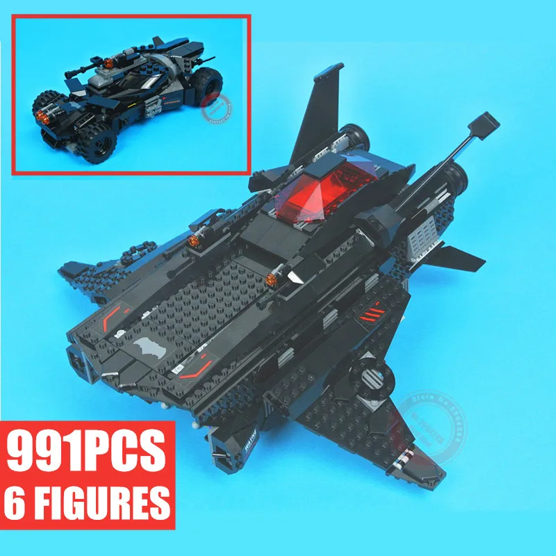 Бэтмен Летающий лисица Бэтмобиль Airlift Attack Fit Лига справедливости Супермен