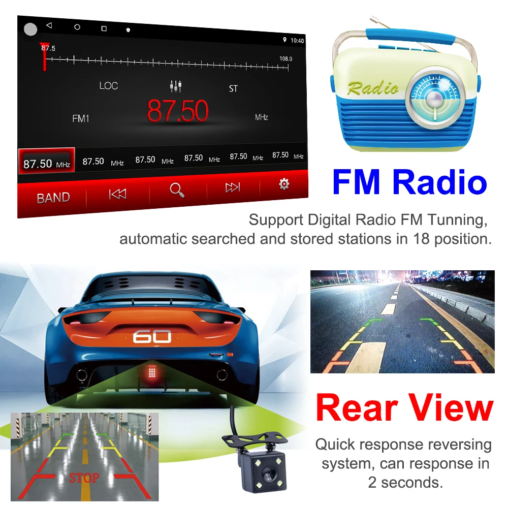 Автонавигационная система 2 din 7 дюймов Android GPS навигация для Ford Focus Mondeo C MAX Galaxy Kuga