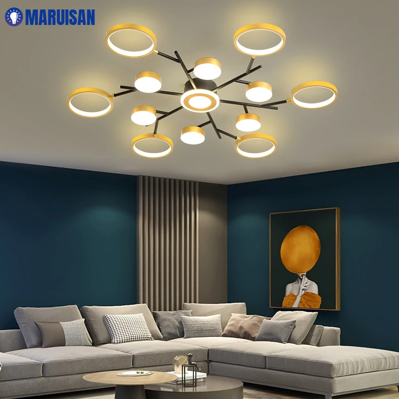 

Люстры светодиодные, для спальни, кабинета, гостиной, 90-260 в