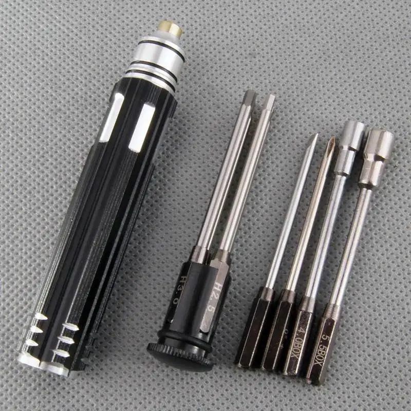 Destornillador multifunci&oacute;n 8 en 1, herramienta de mantenimiento de coche, modelo RC, tornillos hexagonales, 1/10-1