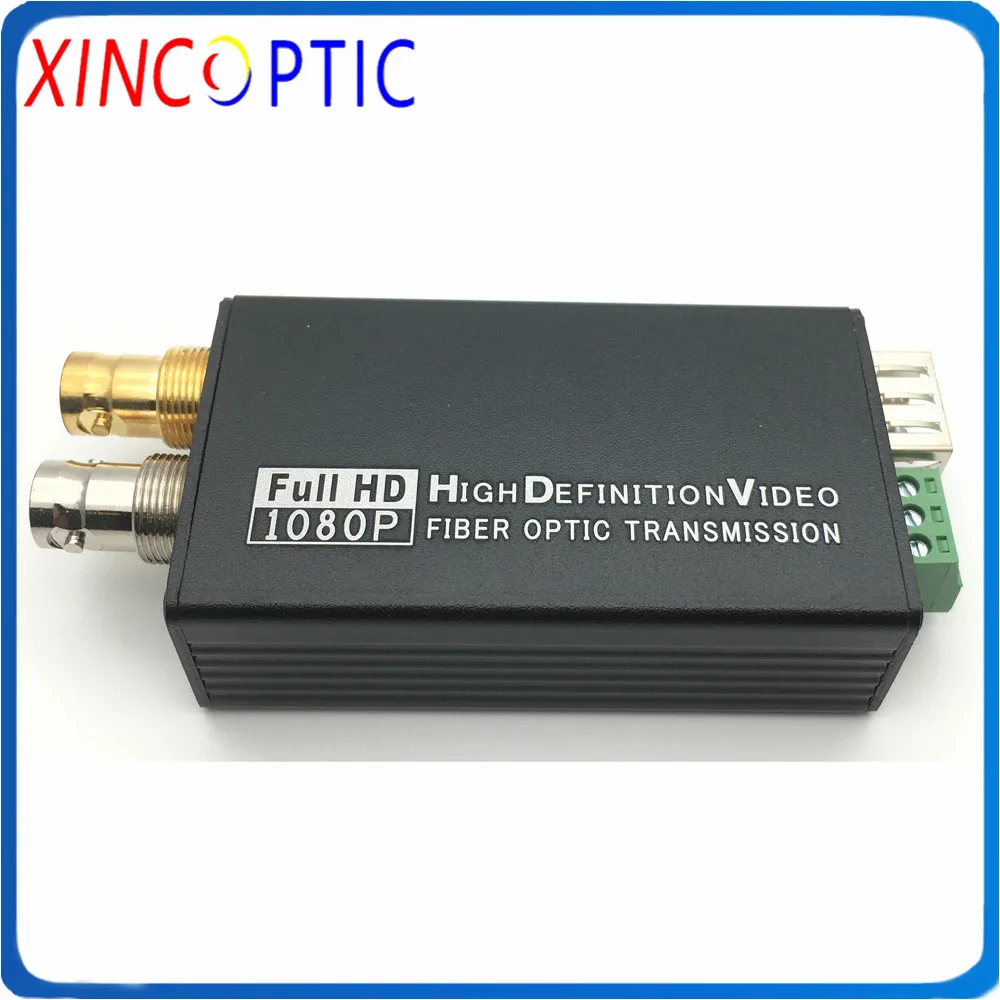 Оптоволоконный приемопередатчик Full HD 1080P Mini 1Ch оптический с обратной связью SM SX 20
