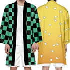 Кимоно для косплея взрослых, хаори плащ рассекающий демонов, томиока, гиюу Зеницу, летняя повседневная накидка