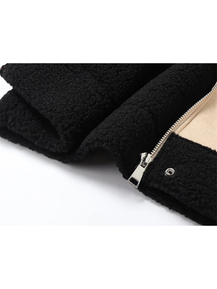 Зимняя женская меховая куртка с поясом на молнии свободная теплая утепленная из