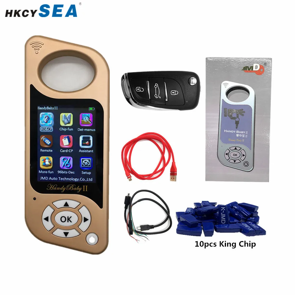 TYPE 5 Новейший JMD Handy Baby 2 Ручной Bluetooth Автомобильный ключ чип программист Handy Baby II Дистанционное обновление/карта копир с функцией G/48 - Цвет: TYPE 5