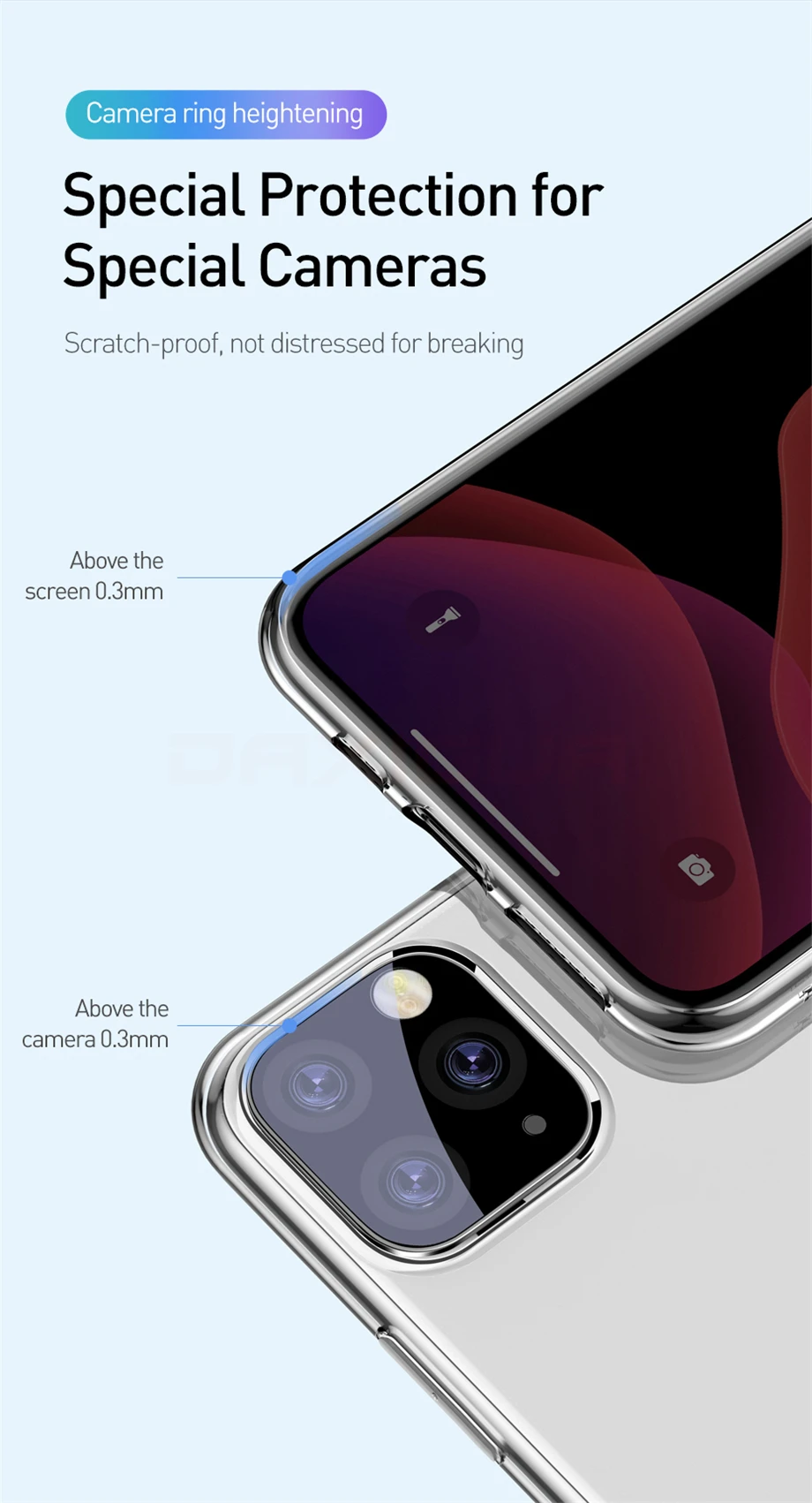Ультратонкий прозрачный силиконовый чехол для телефона iphone 11 Pro Max, чехол для iphone XR XS Max X 7 8 6 6S Plus, мягкий прозрачный чехол из ТПУ