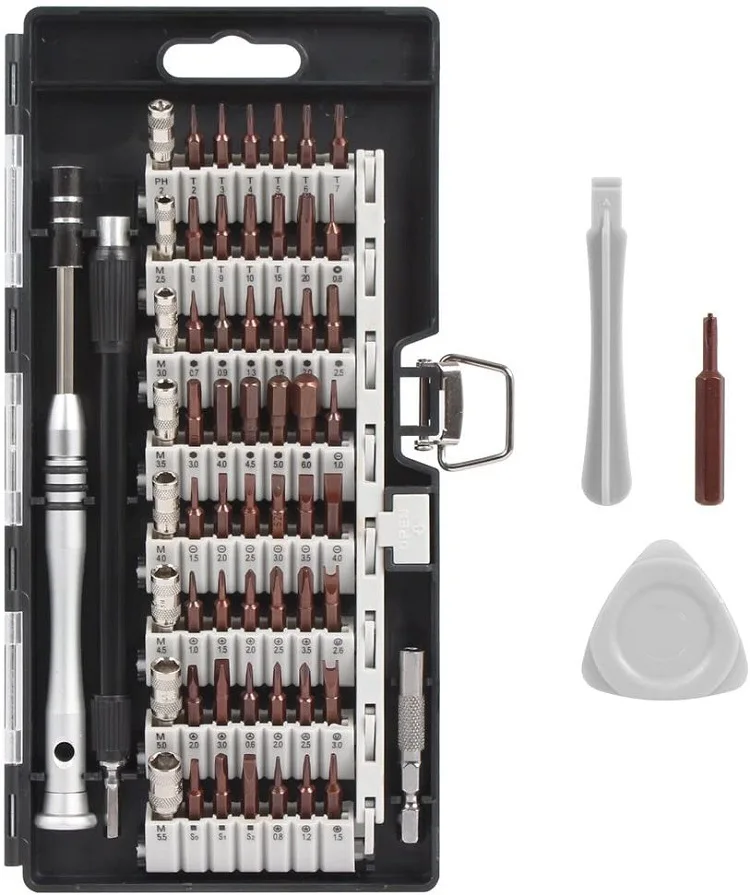 

63 one multifunctional s2 set head with magnetic word cross screwdriver