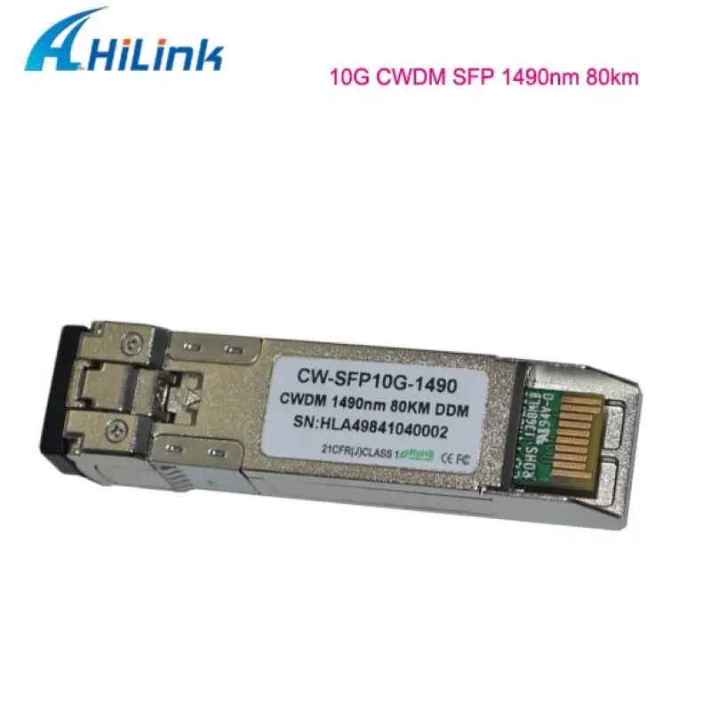 10G 80km CWDM SFP 1470 ~ 1610nm трансиверы 1490nm волоконно оптический модуль|module|module sfp |