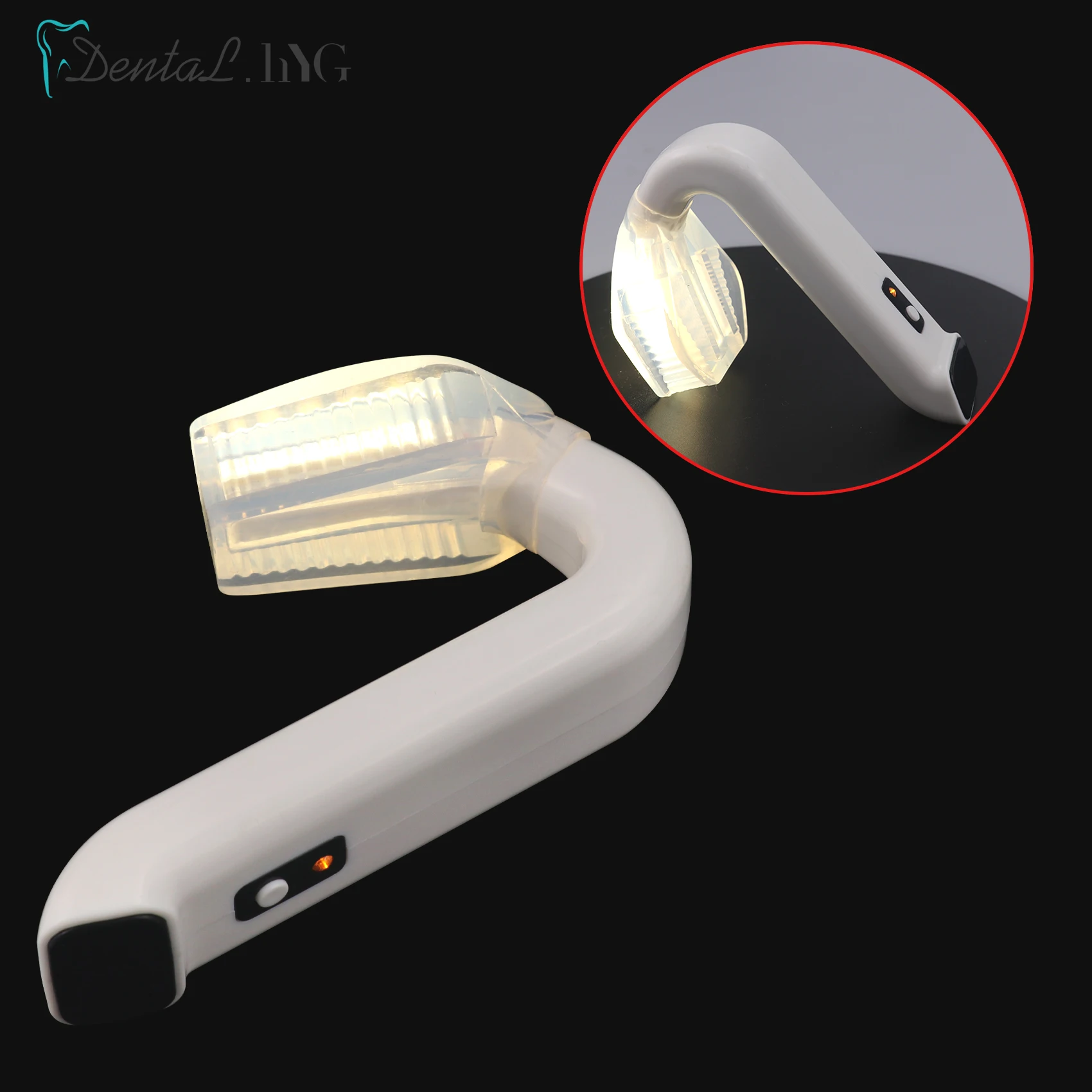 

Wireless Dental Intraoral Lighting LED Oral Lamp with Suction Tip Dentist Illuminator Intraoral LED Light Oral Hygiene