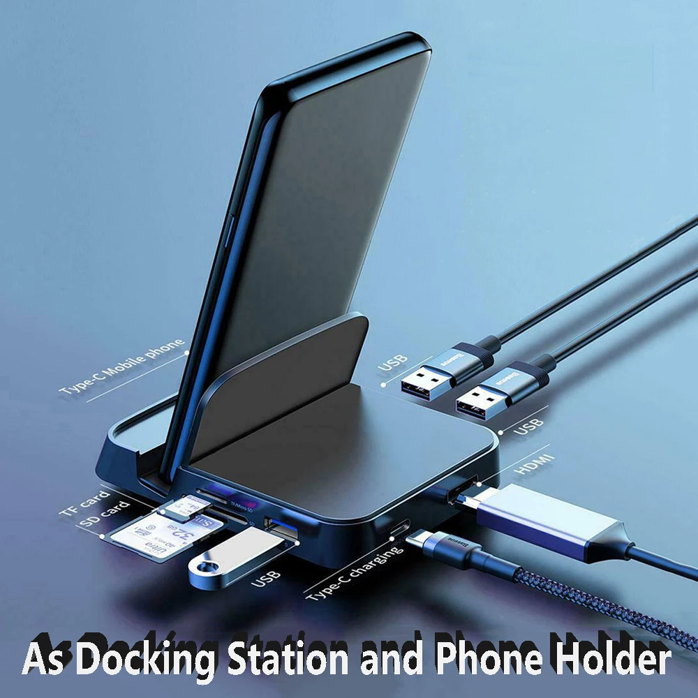 Док-станция Type-C для телефона док-станция Dex USB C к HDMI адаптер питания конвертер