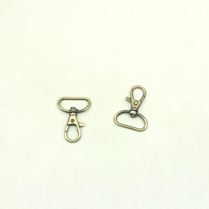 30Pcs 25mm Handbag Straps Hanger D Ring Buckles Collar Lobster Clasp Swivel Trigger Clips Snap Hook DIY Leather Craft Accessory