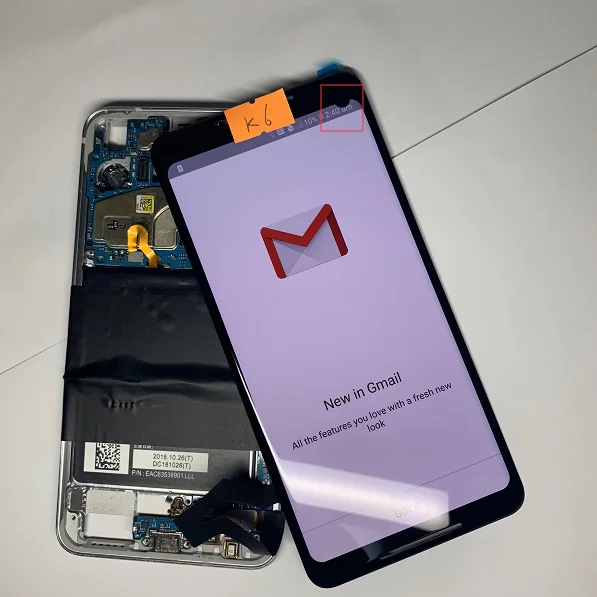K6 Для Google Pixel 2 XL ЖК-экран Замена с немного дефектом - Цвет: K6