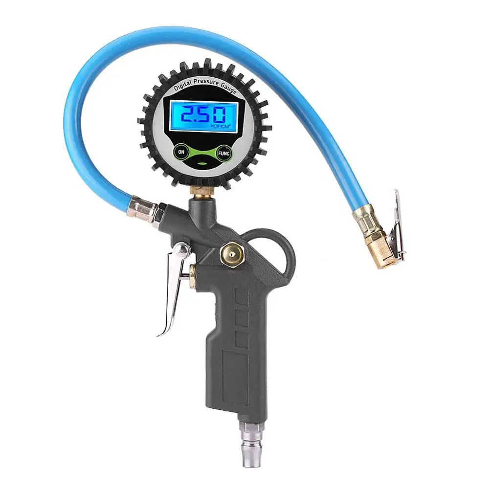 

0-220psi 0-16bar Digital Tyre Pressure Gauge Tyre Tire Air Pressure Inflator Gauge Meter Tester Automobile Pressure Gauge New