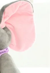 Pink ears Elephant 30 см Peek a Boo Медведь играть в прятки прекрасный мультфильм Мягкие Дети День рождения Рождественский подарок милый Электрический музыкальный медведь плюшевые игрушки - Цвет: Pink ears Elephant