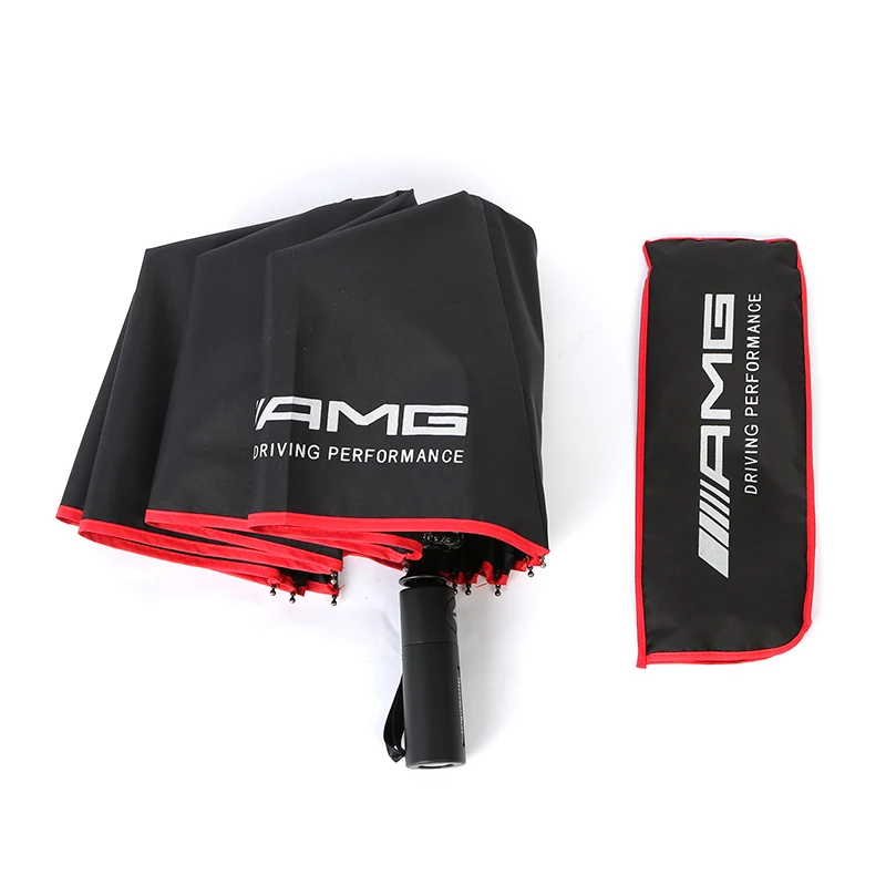 For Mercedes Benz Logo Car Umbrella Women Men AMG A B C E S Class CLA GLA GLB GLC GLE GLK GLS CL W204 W210 W211 Accessories | Дом и сад