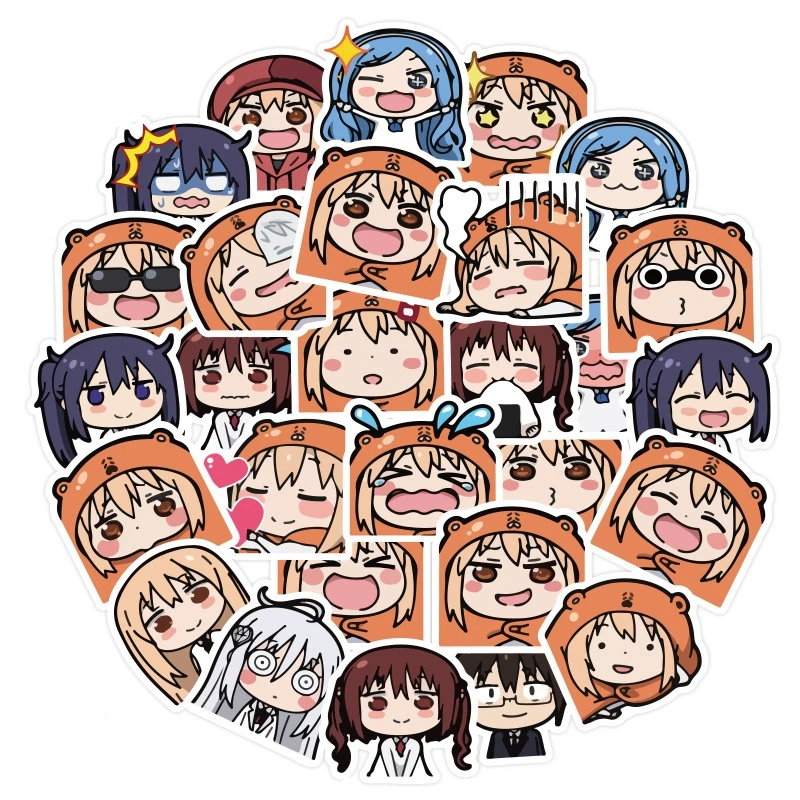 40 шт аниме мультфильм милые девушки наклейки вещи для бутылки воды Stikers подходит