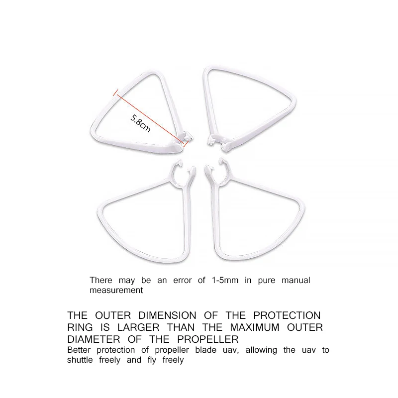 Лопасти для пропеллера дрона 2020 4 шт. с защитными лопастями запасные части Xiaomi MiTu
