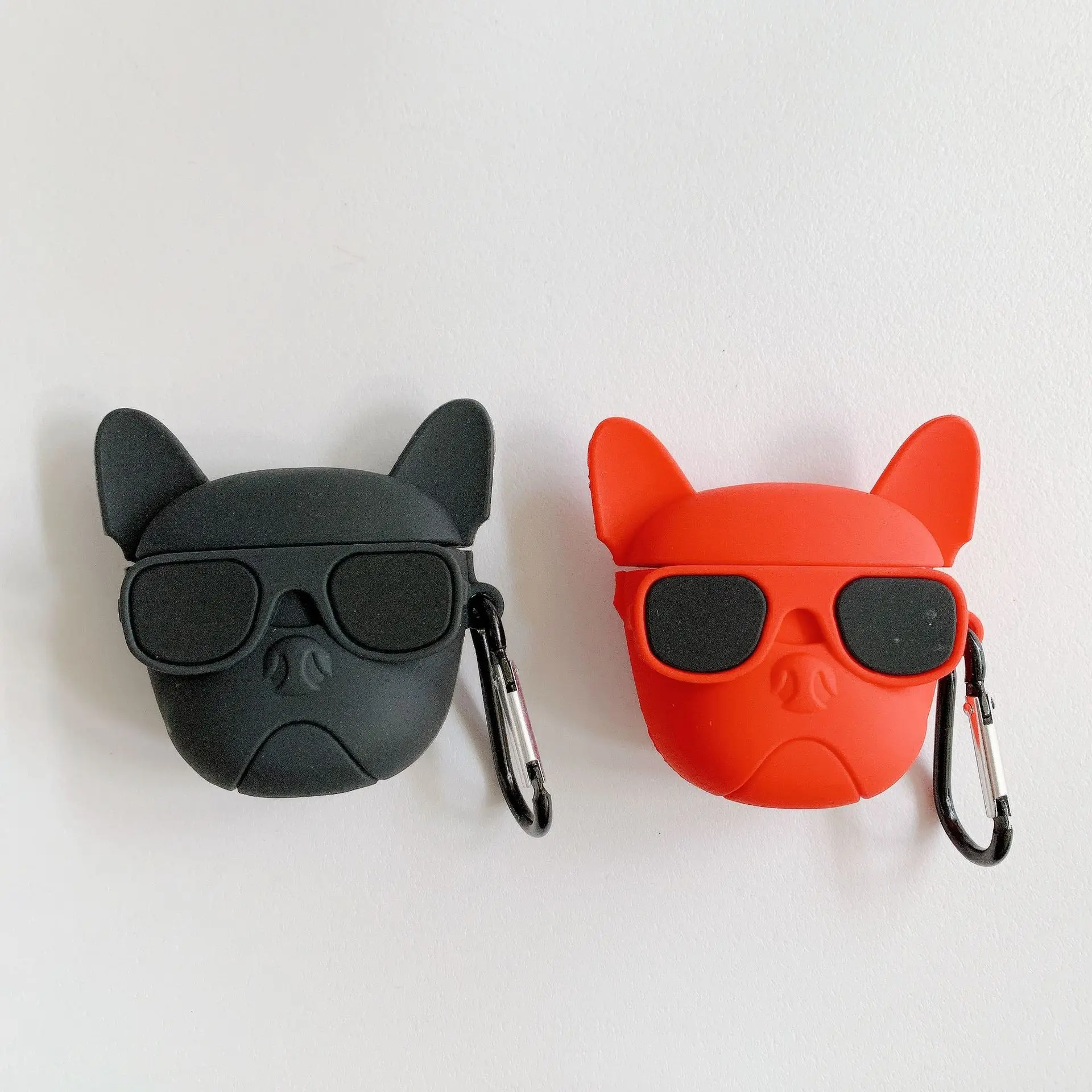 

Creative bulldog wireless bluetooth earphone protective cover suitable for airpods 1/2/3 earphone accessories