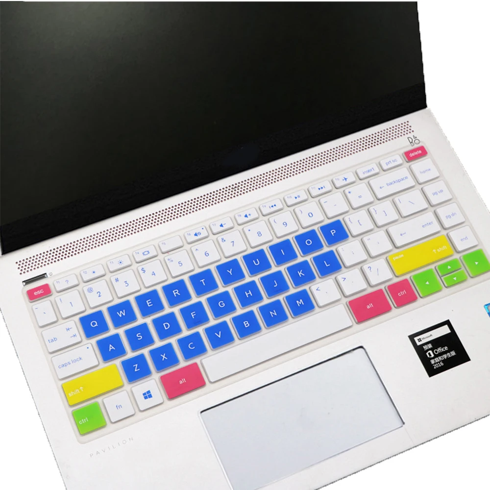 Защитная пленка для клавиатуры HP 14 дюймов многоцветная мягкая силиконовая