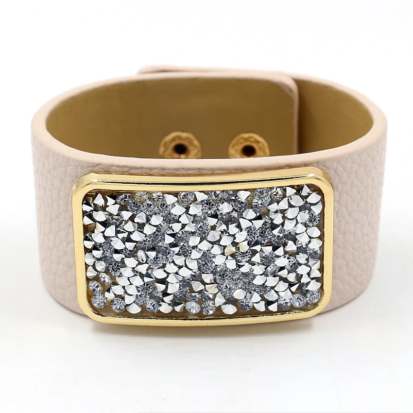 Новые Китая по оптовым ценам квадратный с цельными круглыми кристаллами из PU