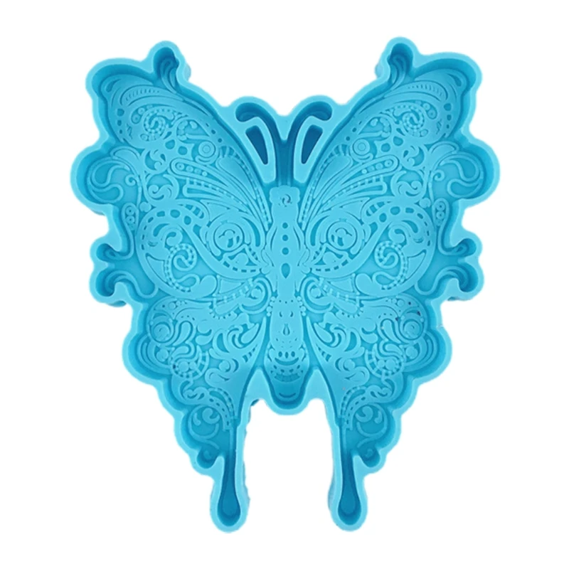 

Creative Butterfly Coaster Epoxy Resin Mold Cup Mat Silicone Mould DIY Handmade Crafts Home Decoration Casting Tools