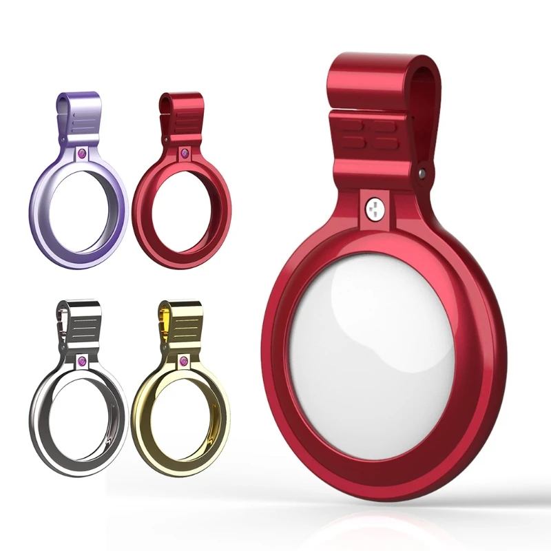 

For Airtags Metal Protective Sleeve For Locator Tracker Anti-lost Device Keychain Protective Sleeve