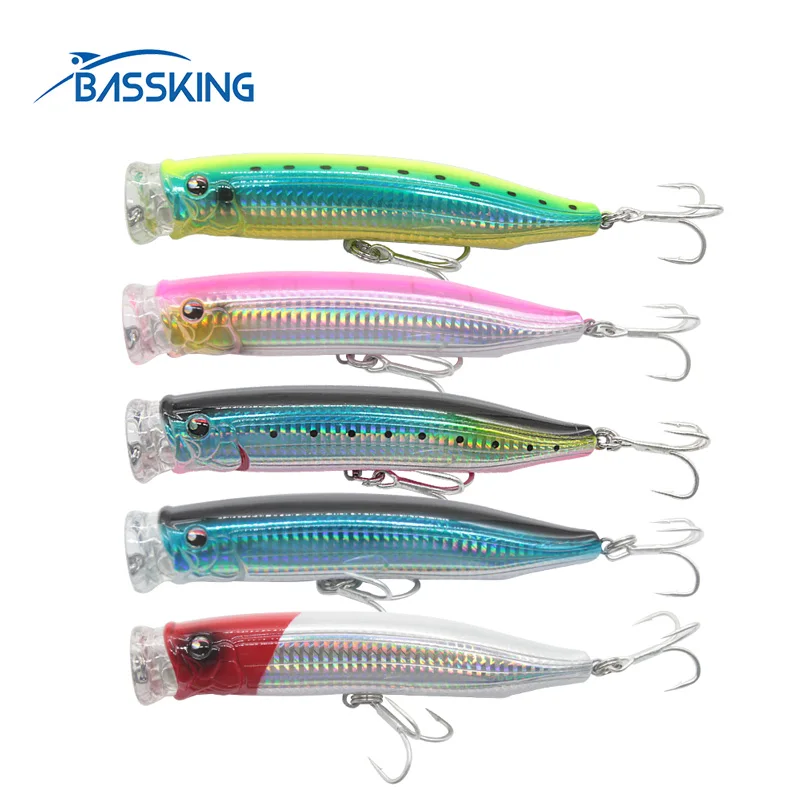 BASSKING приманка Поппер 150 мм 58 г искусственная для рыбалки плавающий Воблер