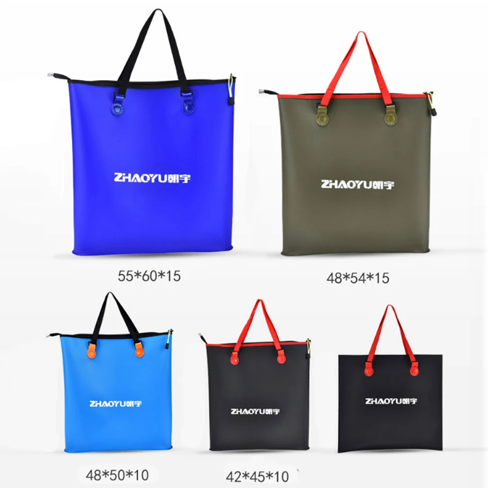 4 Size EVA Folding Fishing Bag Foldable Bucket Portable Outdoor Water Tank Fish Wear Care Gear X92G | Спорт и развлечения