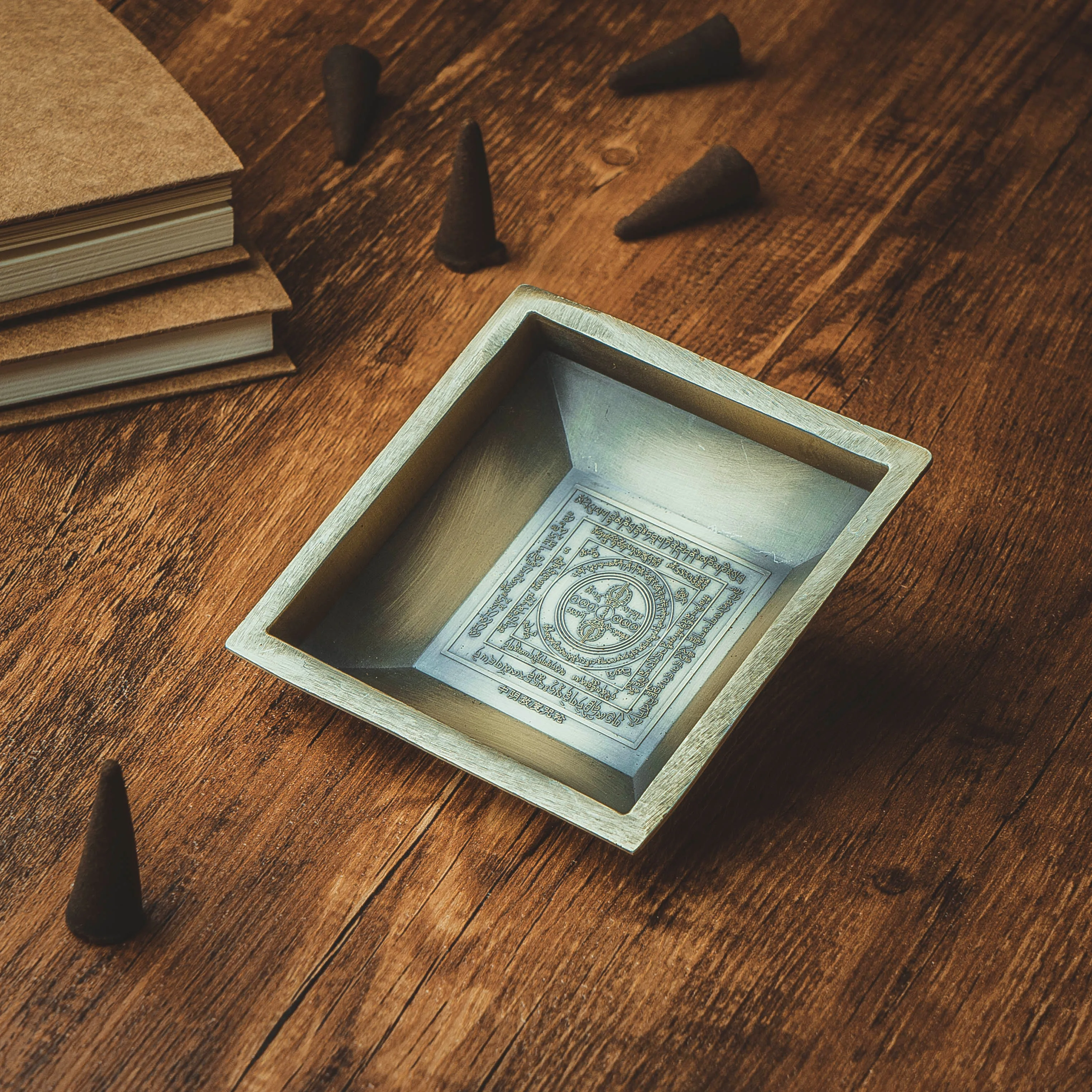 Металлический держатель подноса для благовоний украшение дома вырезание