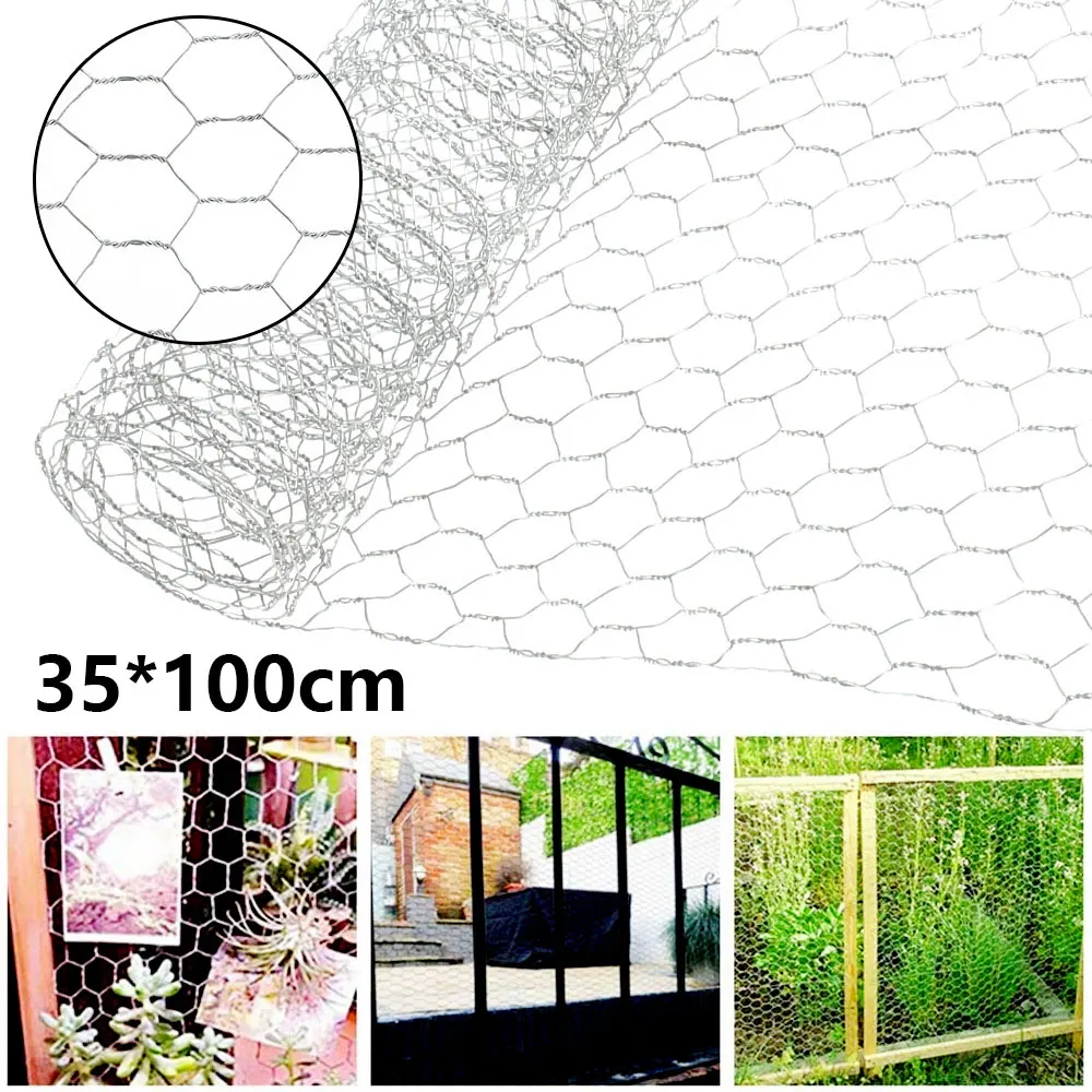 

Iron Wire Net Chicken Wire Mesh Rabbit Netting Cages Aviary Fence fFor Protecting Flowers Plants Vegetables Home Garden Supplies