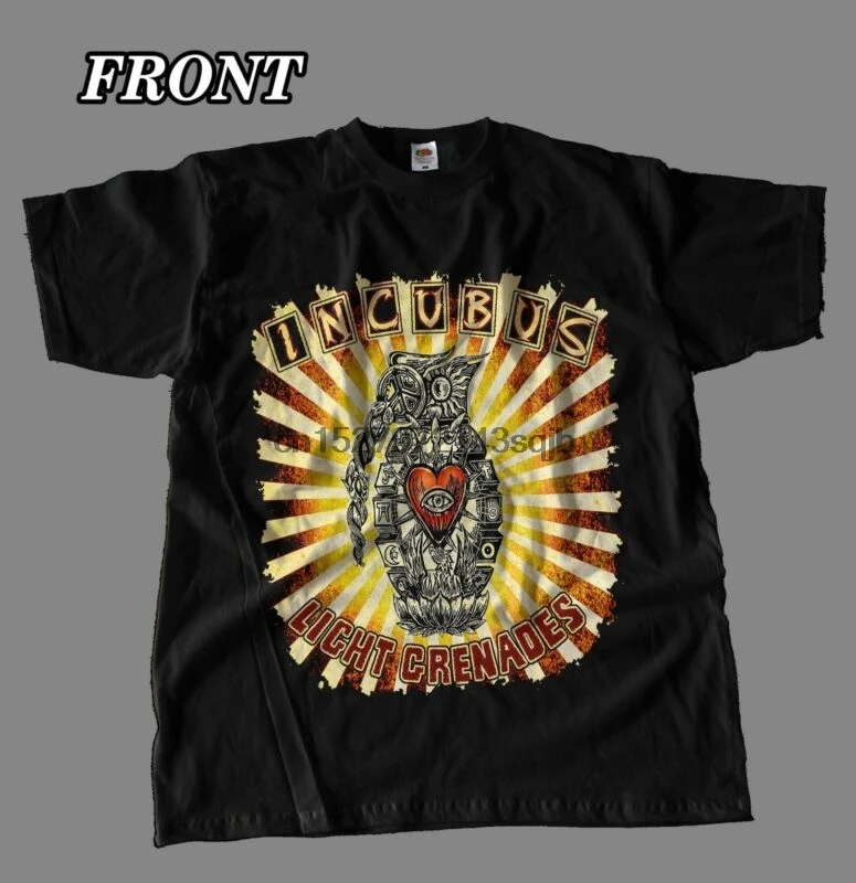 Новинка футболка INCUBUS светильник вые гранаты DTG печать TEE- S- 7XL | Мужская одежда