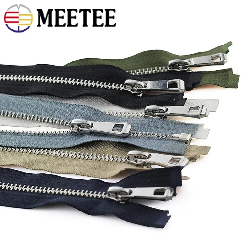 Металлическая молния Meetee 5 # 35 85 см 2 шт. открытая застежка для шитья пуховиков