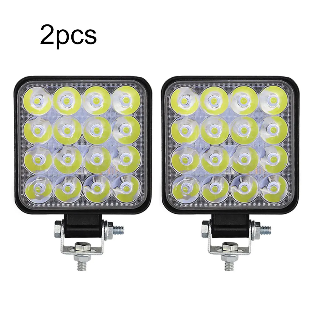 Светодиодный рабочий светильник 2 шт. 12 24 в пост. Тока противотуманная фара