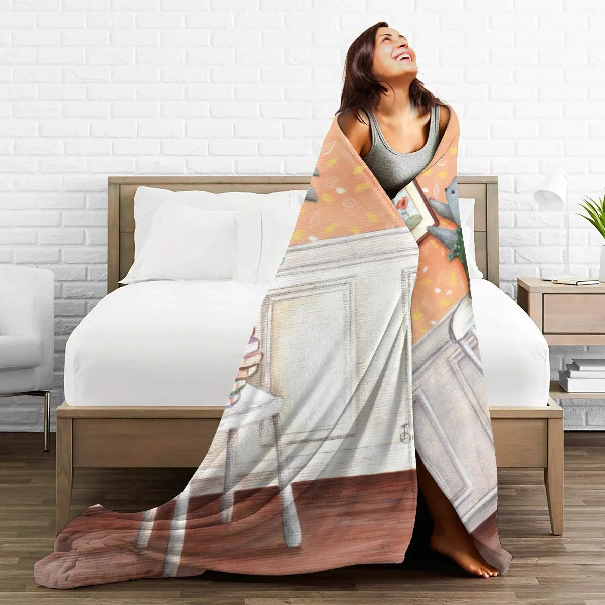 

Ultra Soft Sofa Blanket Cover Blanket Cartoon Cartoon Bedding Flannel plied Sofa Bedroom Decor for Children and Adults 278480113
