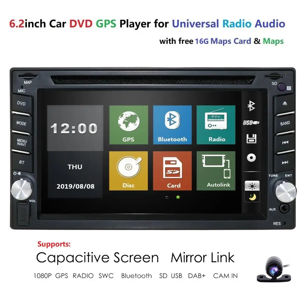 Hizpo 6 2 &quotАвтомагнитола для Nisson xtrail Juke qashqai мультимедиа 2din Автомагнитола аудио