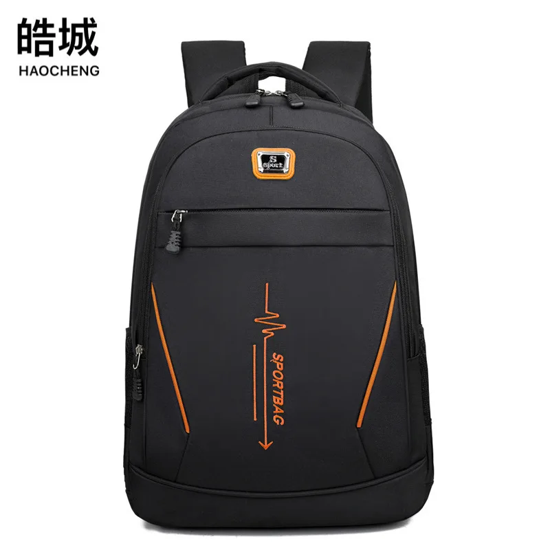 

Водонепроницаемый нейлоновый рюкзак для мужчин, деловой вместительный дорожный ранец для компьютера, Студенческая школьная сумка