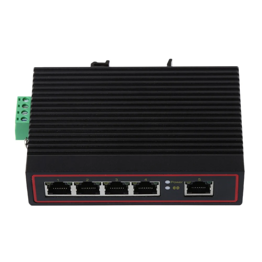 Мини 5-Порты и разъёмы для рабочего стола, RJ45 10/100 Мбит/с коммутатор для интернет-сети концентраторы сети ноутбук DIN Rail LACP SNMP для портативных ПК