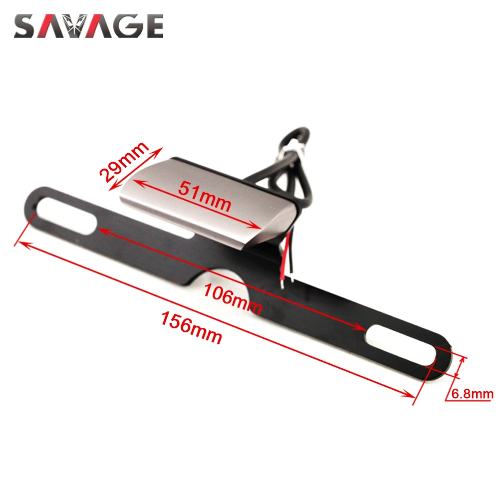 Универсальный светодиодный светильник для номерного знака YAMAHA MT10 MT09/Tracer 900 MT07 MT03