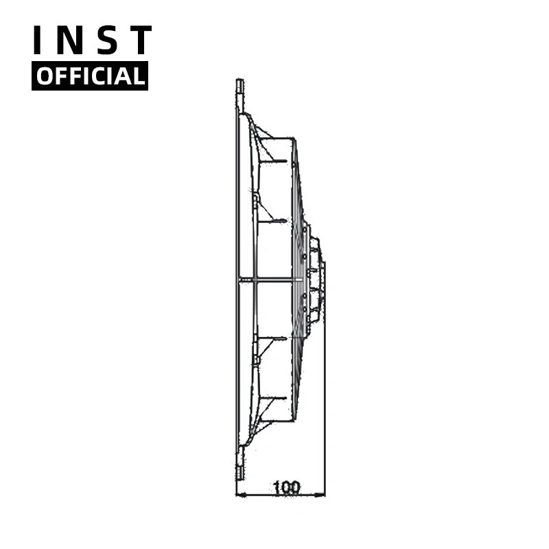 

Air Conditioning Fan AC A/C Blower Motor FOR Periphery Size 14X18 12V 24V