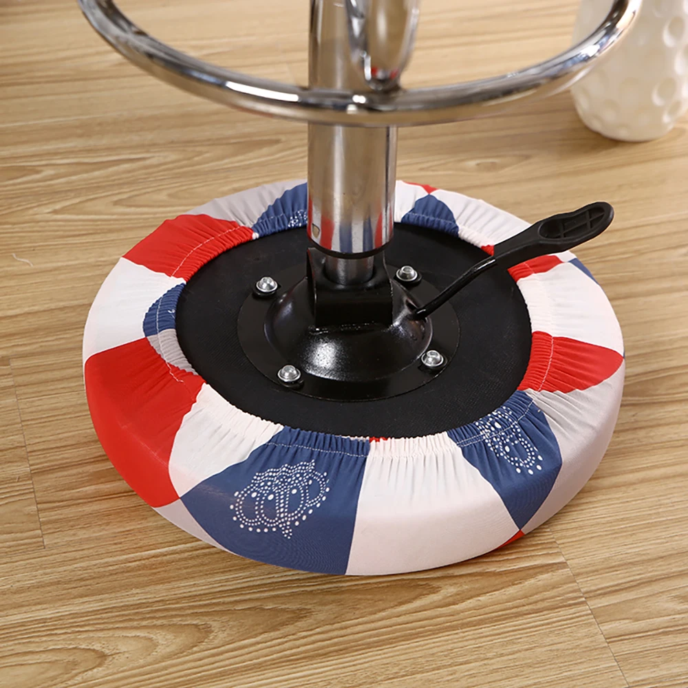 2019 круглый чехол для стула эластичный сиденья домашний кресла Круглый Барный